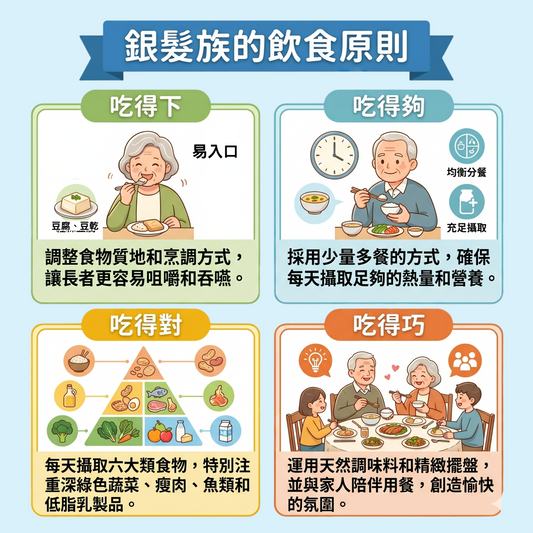 銀髮族的飲食原則
