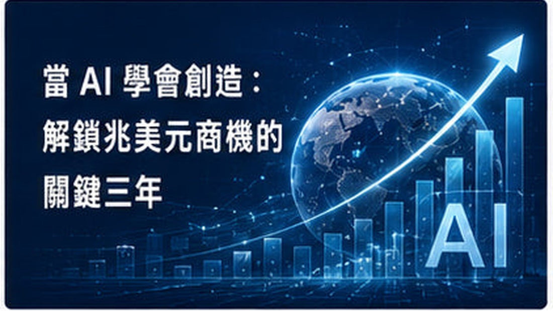 當AI學會創造：解鎖兆美元商機的關鍵三年