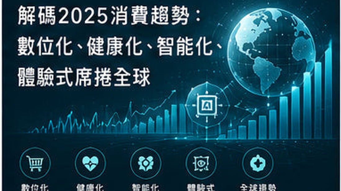 解碼2025消費趨勢：數位化、健康化、智能化、體驗式席捲全球