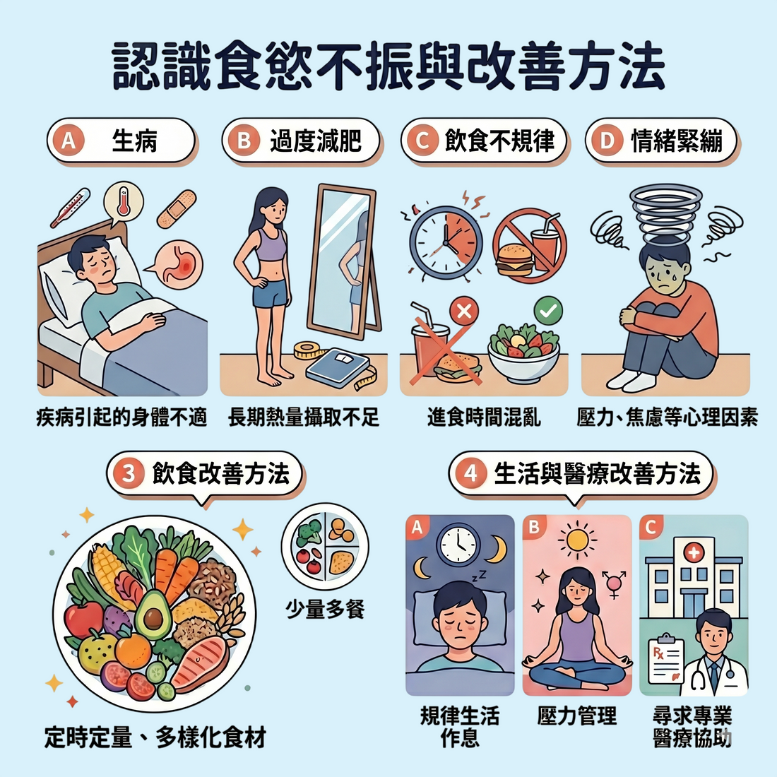認識食慾不振與改善方法