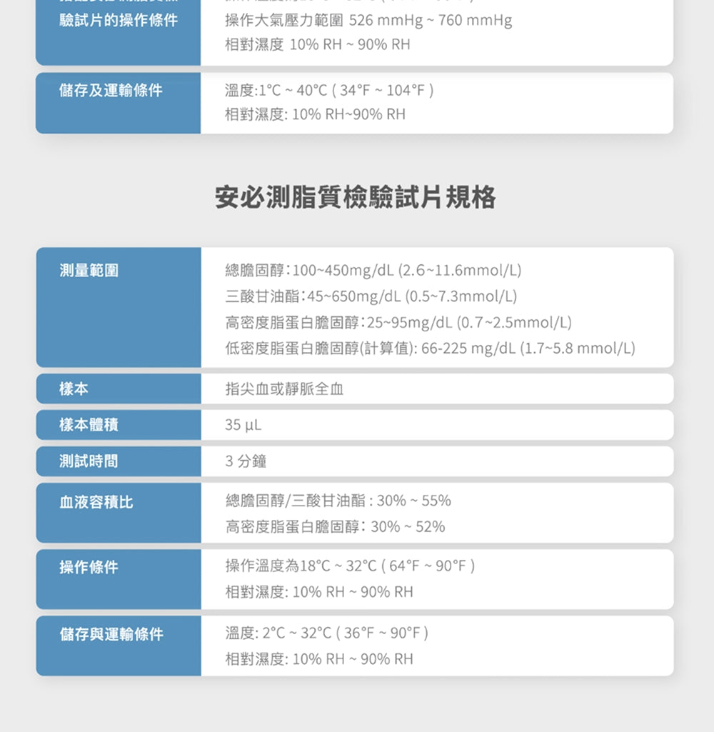 安必測 PixoTest Vision 血脂分析系統入門組 商品說明圖 19