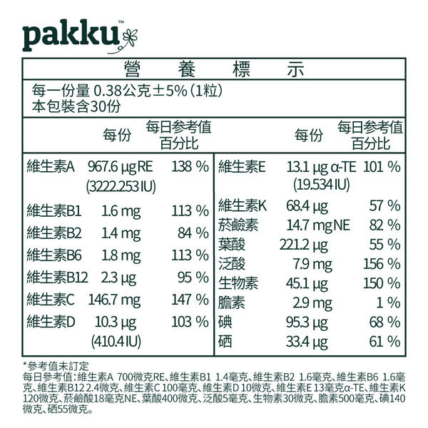 【一次到位】綜合維他命