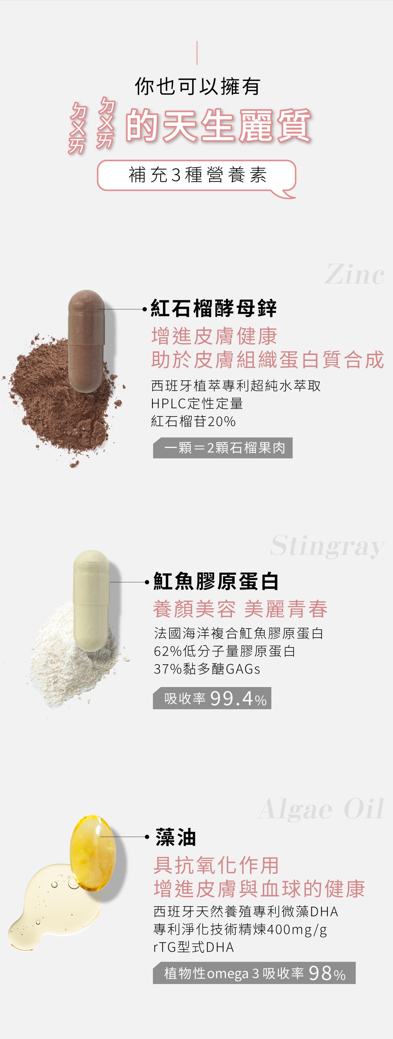 自然美組合【從裡到外都散發自信】