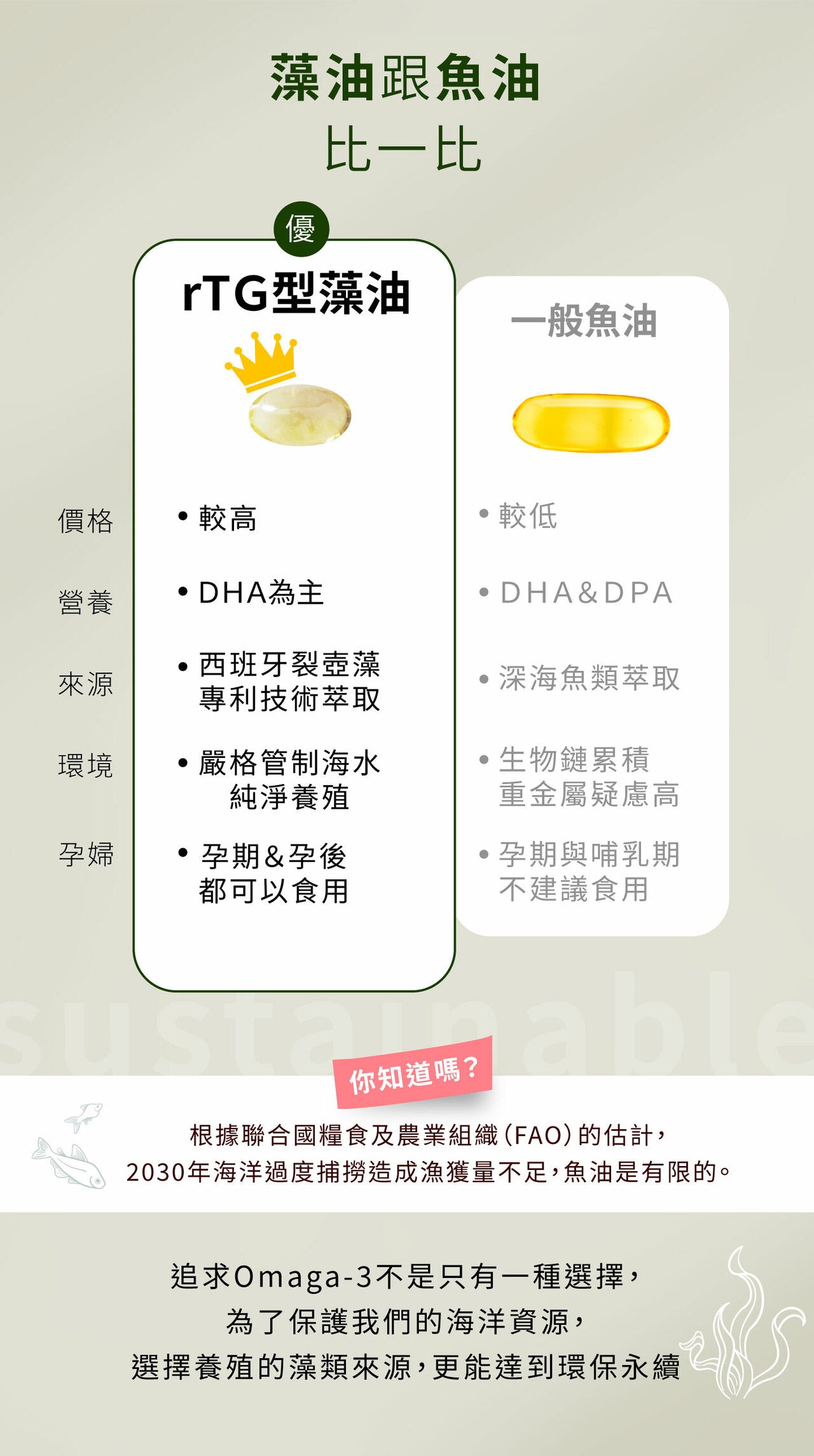 【Hold住健康】omega-3 藻油