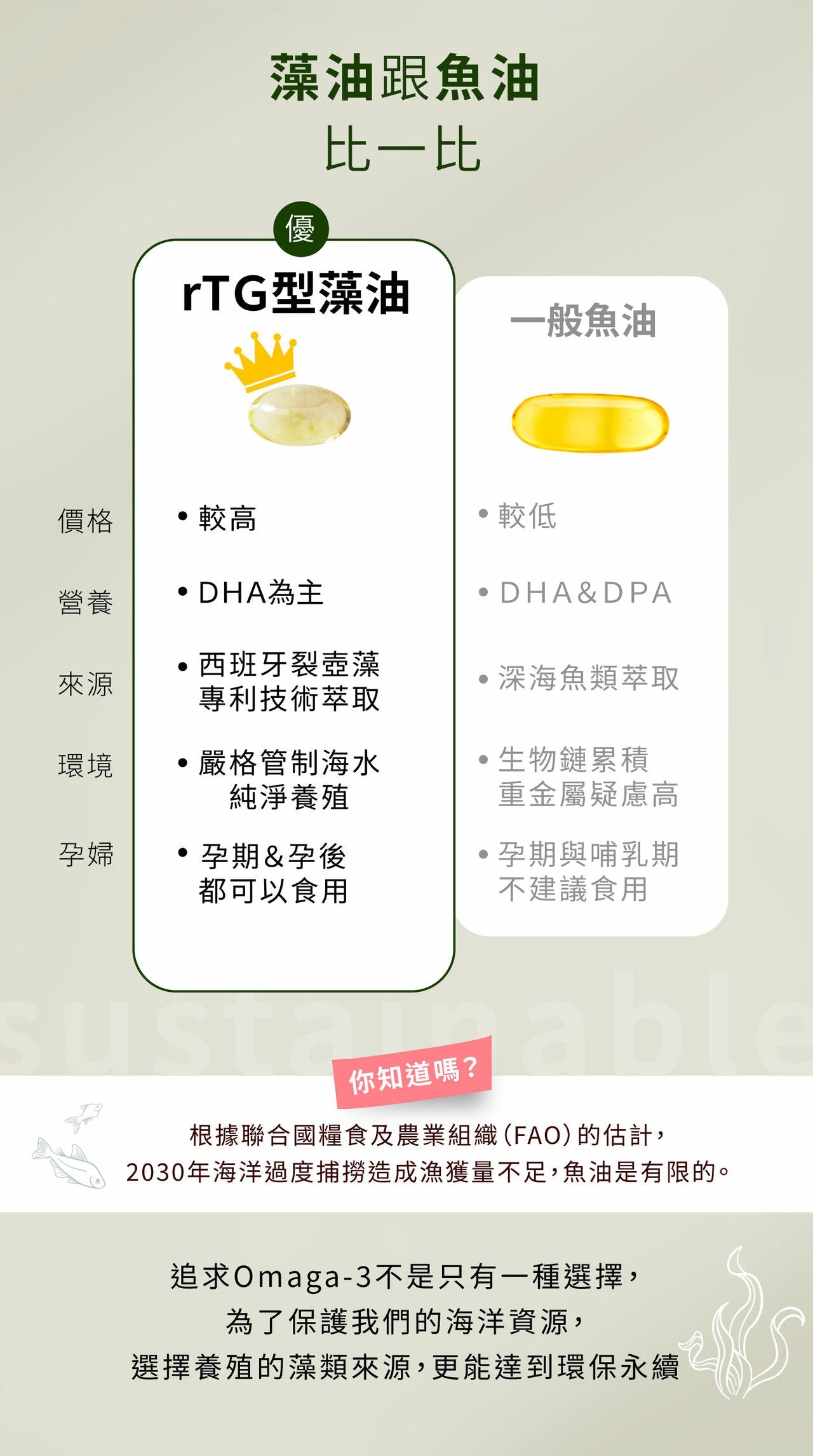 【Hold住健康】omega-3 藻油